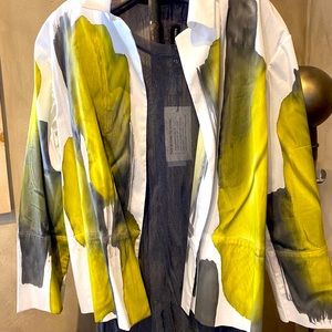 Melrosa Italy Hand Painted Cotton Shirt.